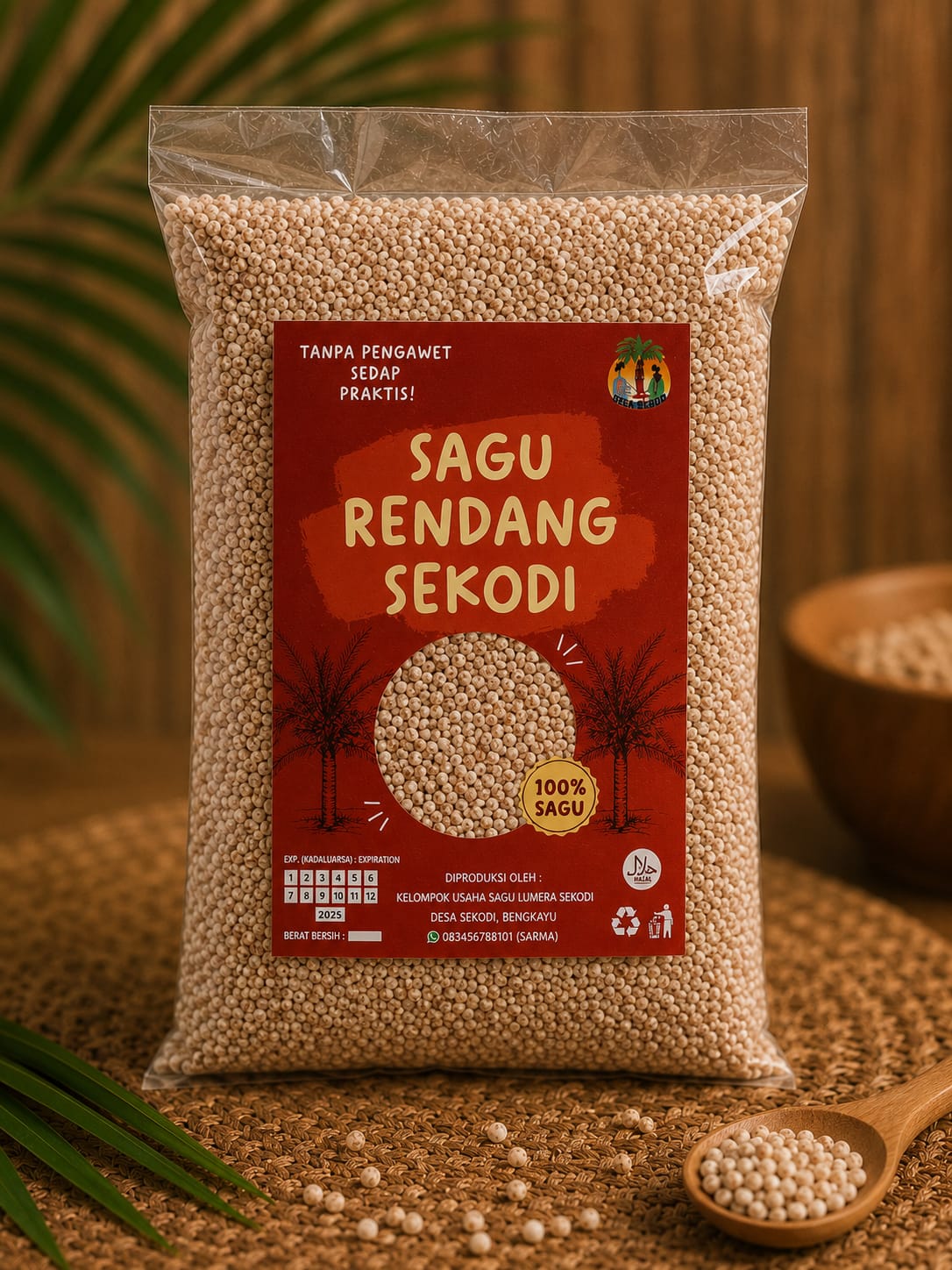 Sagu Rendang (ukuran sedang)